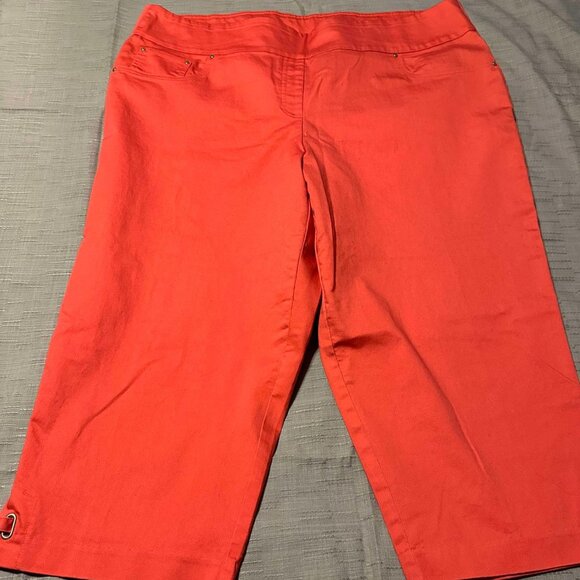 Ruby Road Coral Capris 20W - Picture 1 of 4